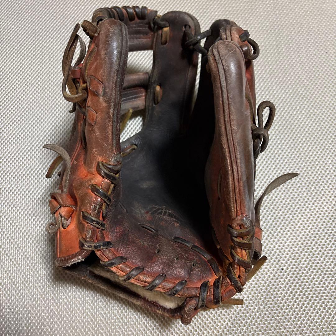 ミズノプロ　硬式グローブ ブラウンレザー
