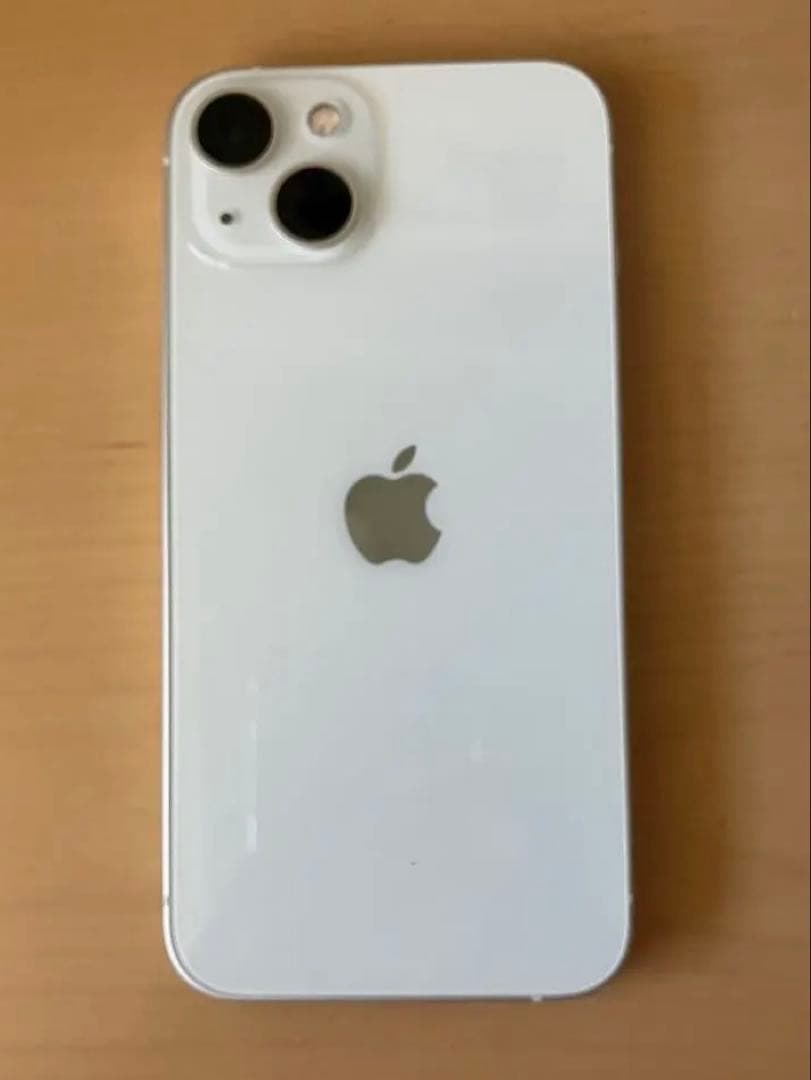 【美品】　iPhone 13 128GB 本体　ホワイト SIMフリー 箱あり