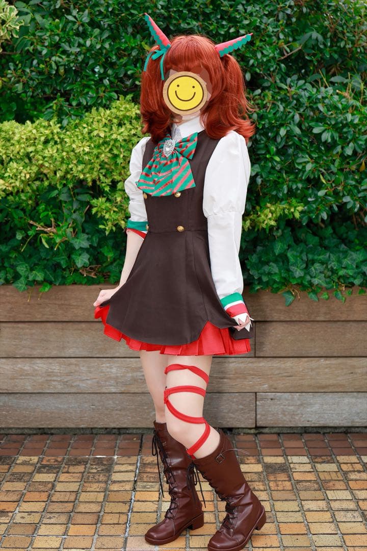 【値下げ中】ウマ娘ナイスネイチャ　コスプレ衣装(Mサイズ　ウィッグ付)
