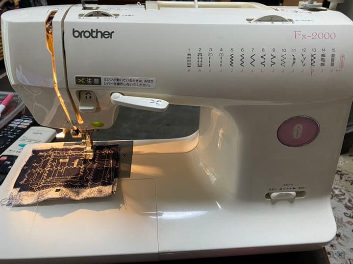 訳あり　ブラザー　手元スイッチ　ケース無し　縫い目綺麗です