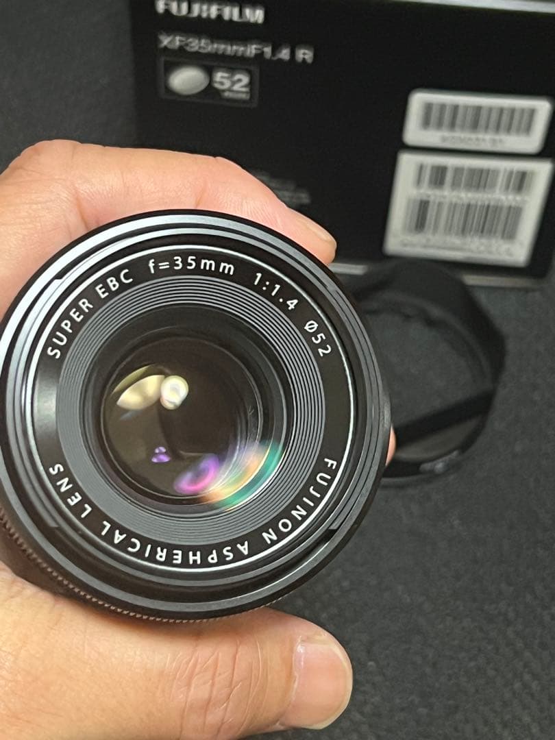 Fujifilm XF35mmF1.4 R レンズ　フィルター付き