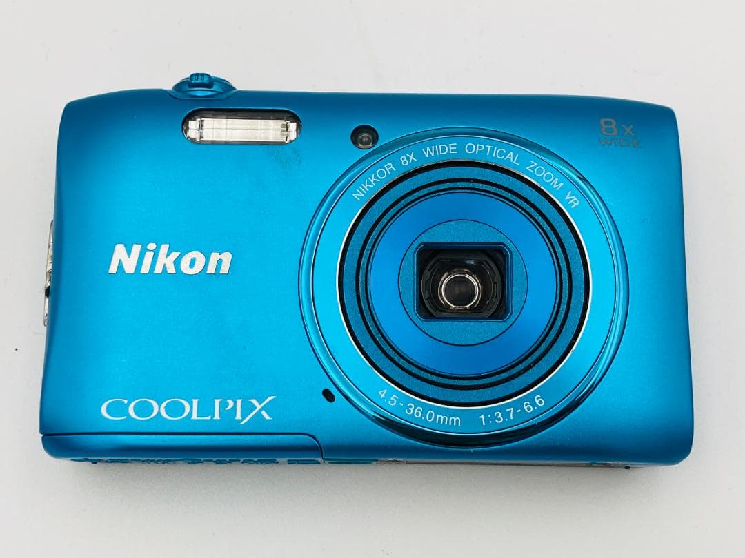 ニコン　COOLPIX S3600　コンデジ　ブルー