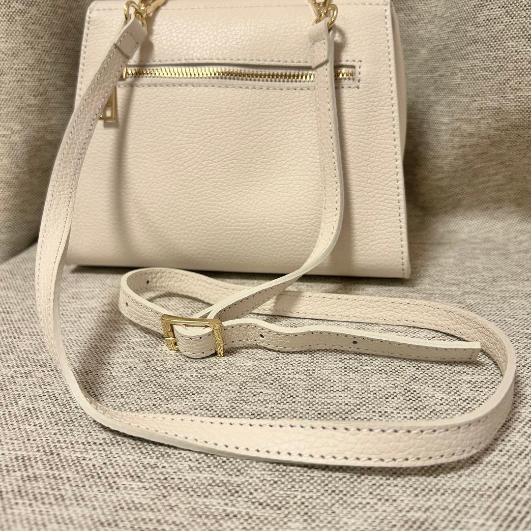 【美品】ショルダー ハンドバッグ ホワイトマルコビアンキーニ 2way