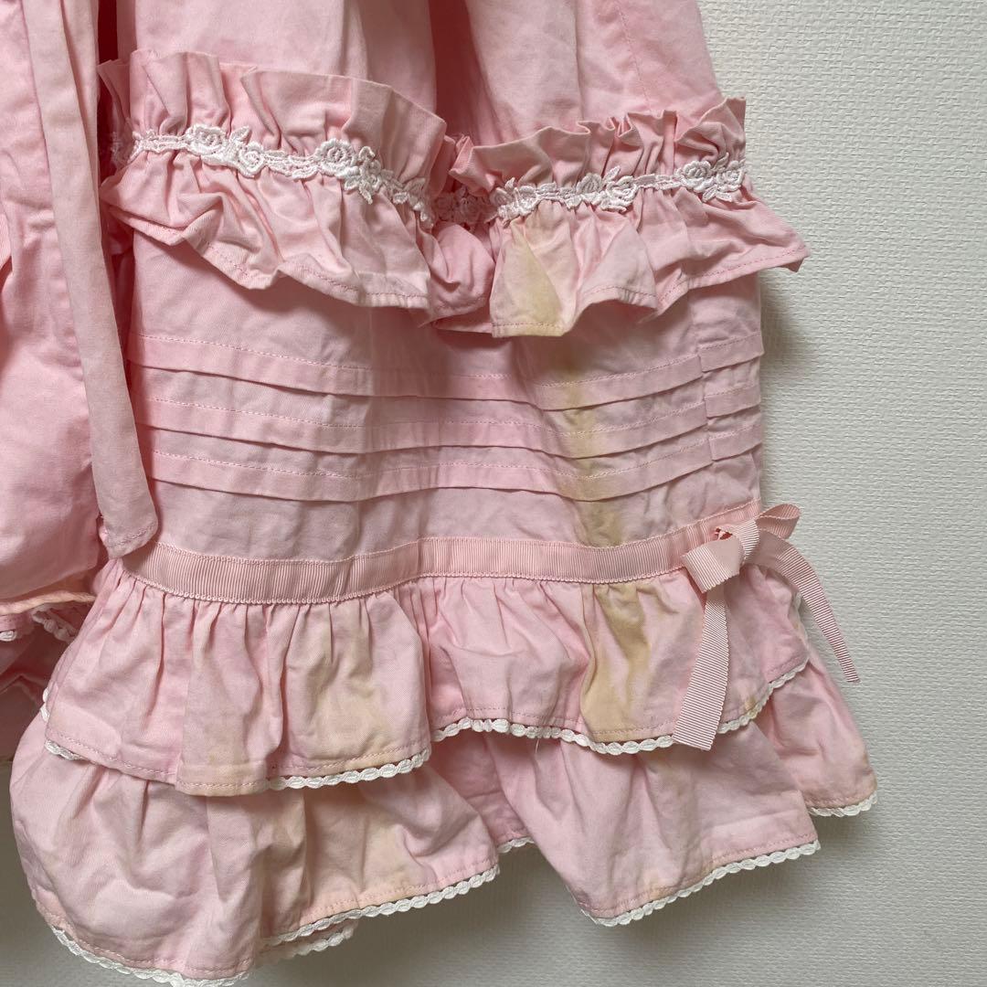 BABYTHE STARSSHINEBRIGHTピンクジャンパースカート難あり