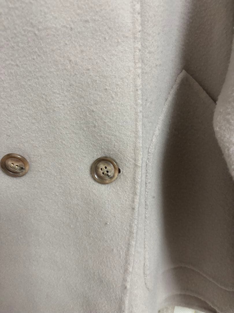 Hamachi クロス＆クロス　ダブルフェイスミドルコート　グレージュ