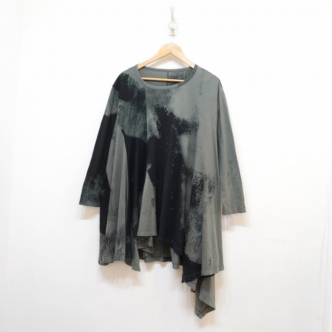 MOYURU (M) アシンメトリーカットソー　変形トップス