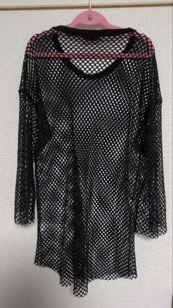 REFLEM 　レフレム　ブラック メッシュ 長袖 トップス