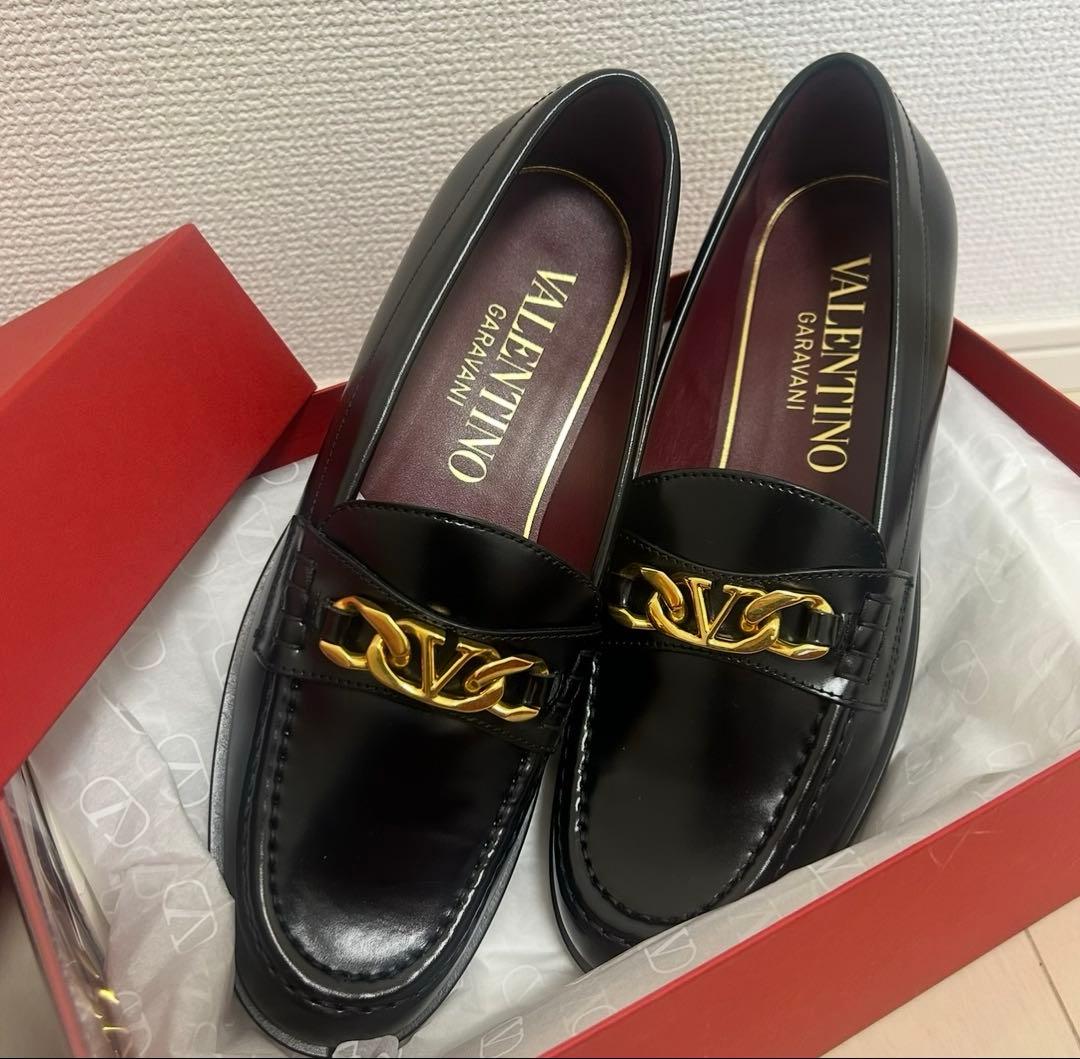【新品未使用】VALENTINO ヴァレンティノ ローファー パンプス 靴 25