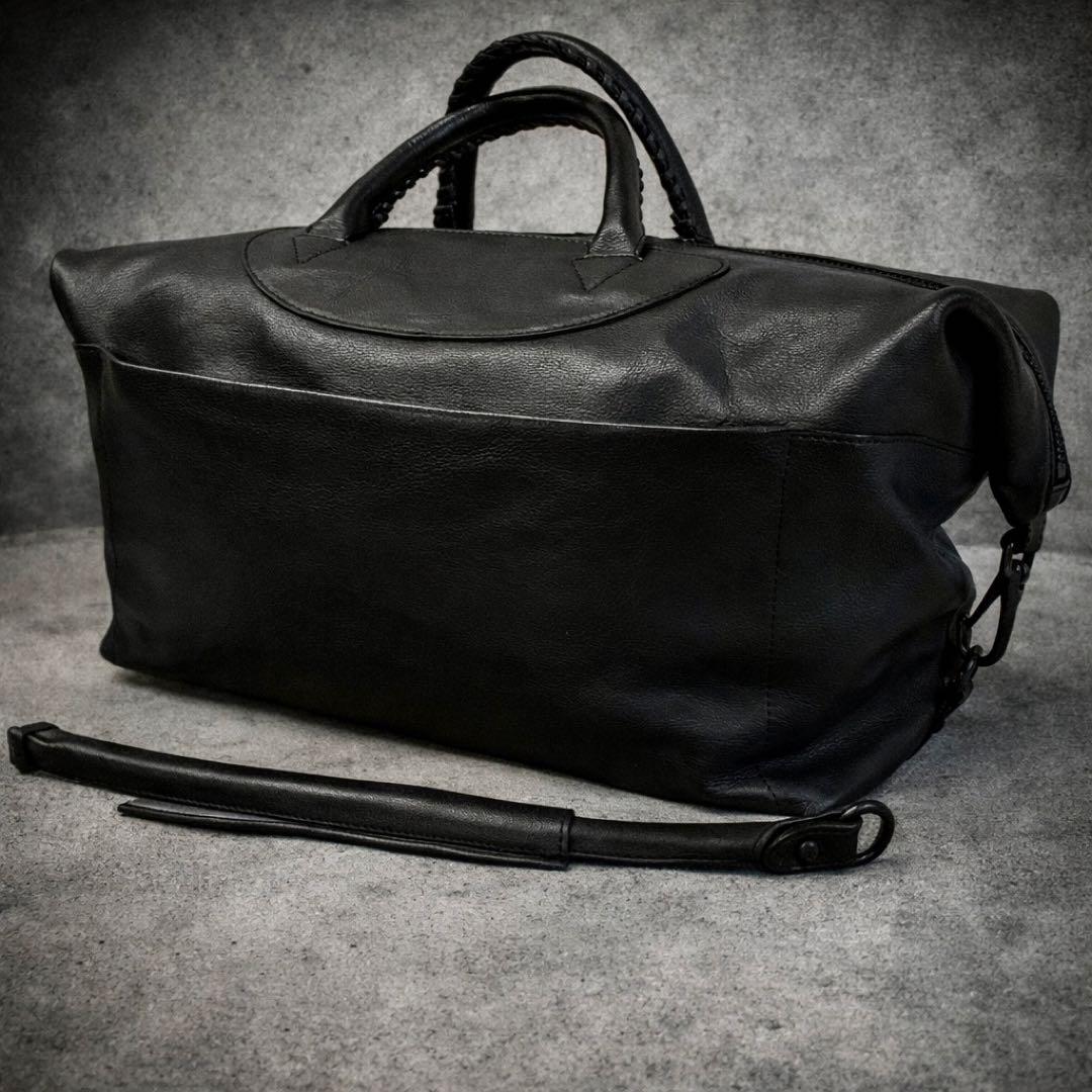 希少✨ スコッチグレイン ボストンバッグ トートバッグ ビジネスバッグ レザー