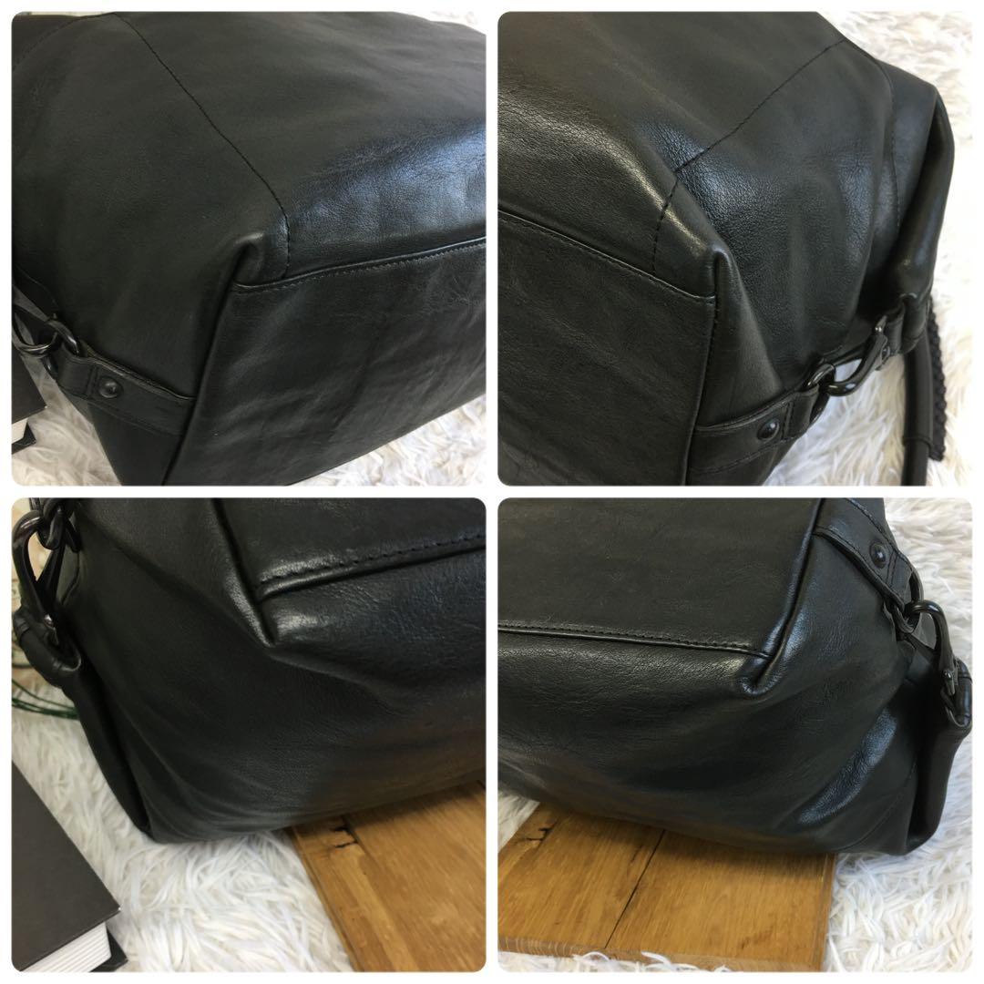 希少✨ スコッチグレイン ボストンバッグ トートバッグ ビジネスバッグ レザー