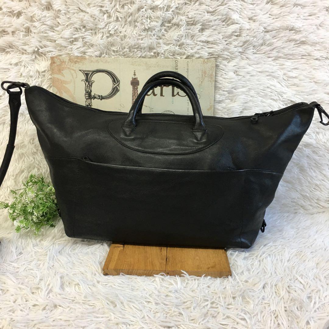 希少✨ スコッチグレイン ボストンバッグ トートバッグ ビジネスバッグ レザー