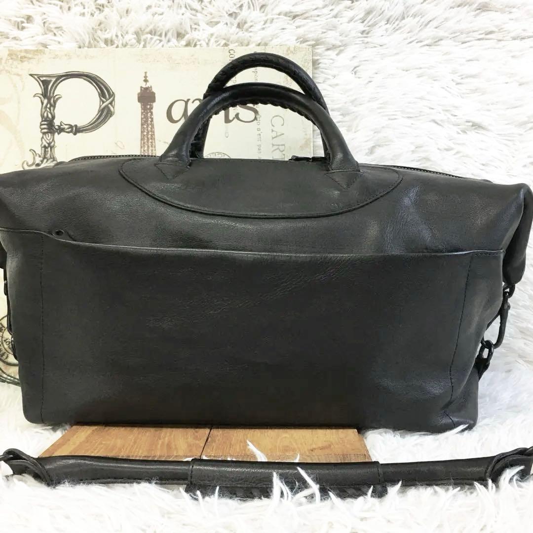 希少✨ スコッチグレイン ボストンバッグ トートバッグ ビジネスバッグ レザー