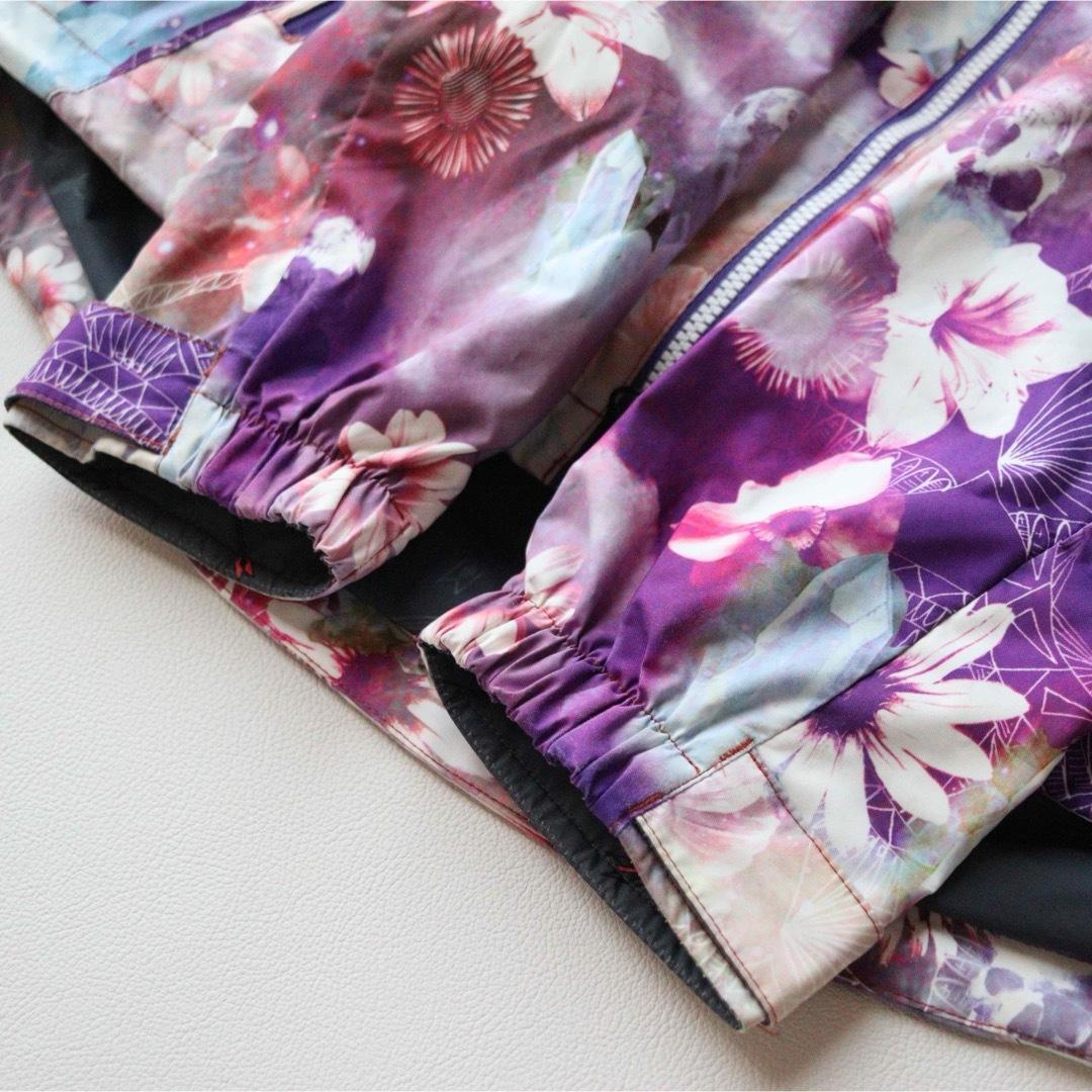 5437【極美品】VOLCOM　ジャケット レディース 裏ボア　花柄 総柄