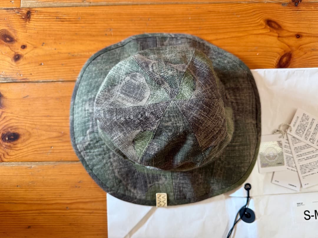 VISVIM BUCKET CAP 迷彩柄 バケットハット S-M