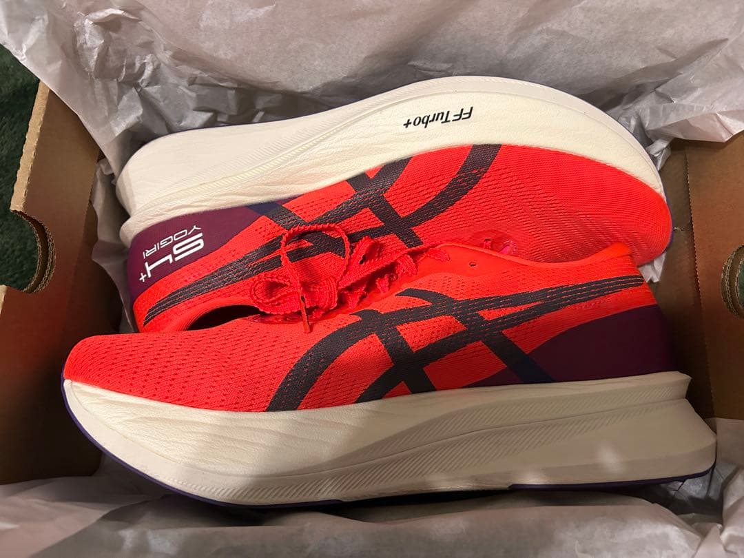 スパイク・シューズ ASICS S4+YOGIRI 28.0cm FRASH RED