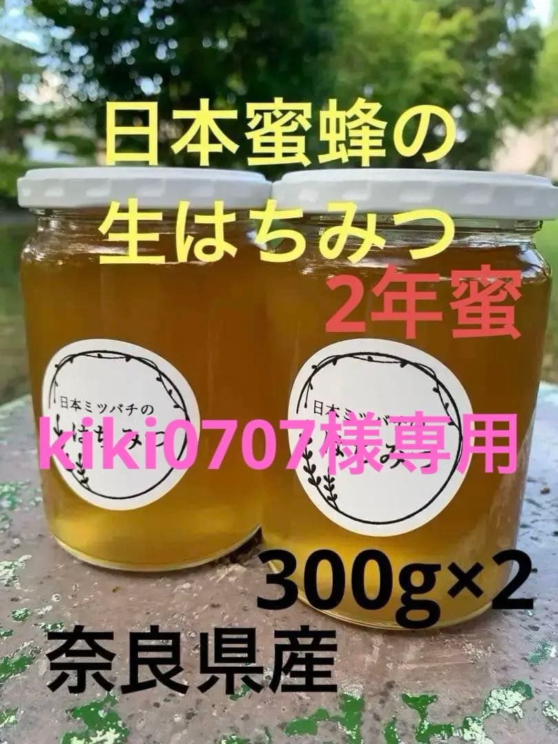 【奈良県産】日本ミツバチの蜂蜜 百花蜜 日本蜜蜂 300g×6