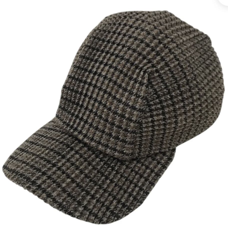 HOMME PLISSE オムプリッセ イッセイミヤケ チェック柄キャップ