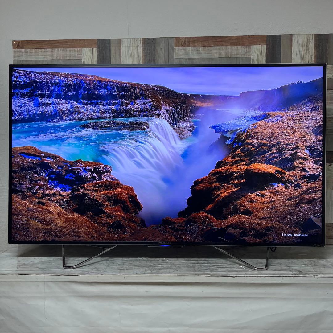 即日受渡❣️全国送料込フナイ65型3TB6チューナYouTube.Netflix