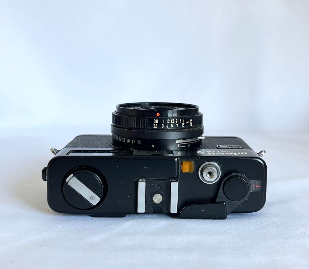 【完動品】MINOLTA HI-MATIC F ブラック フィルムカメラ