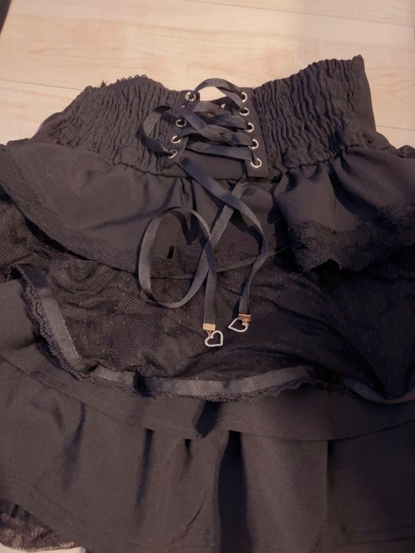 リズリサ ビッグリボンティアードスカート