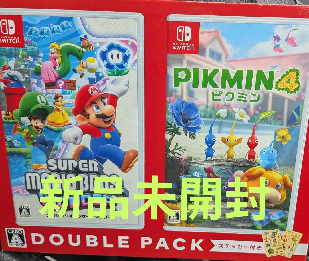 Switch スーパーマリオブラザーズ ワンダー・ピクミン4 ダブルパック