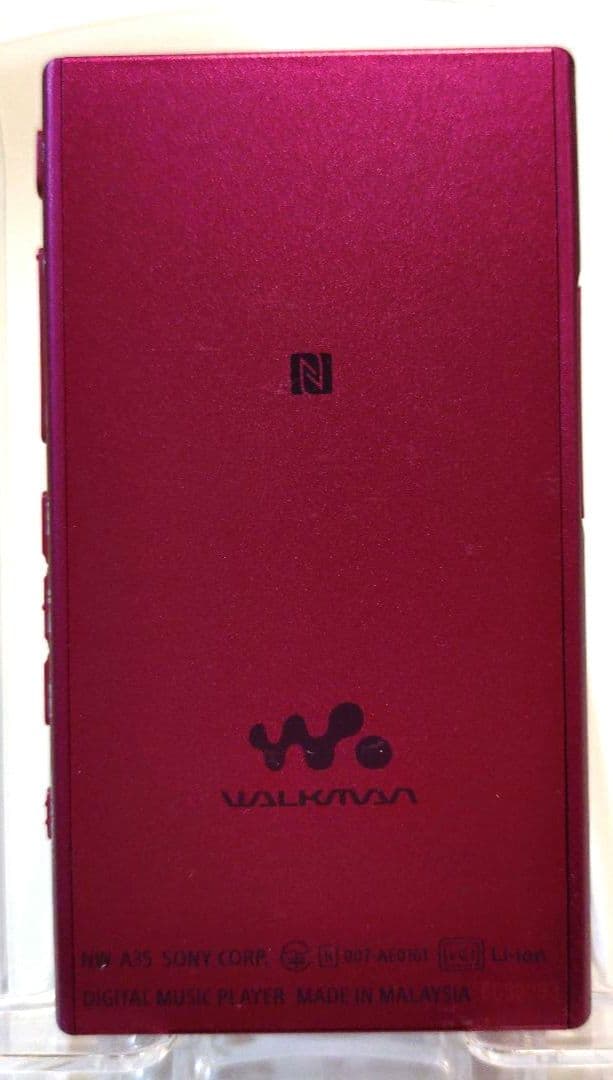 【美品】SONY ウォークマン NW-A35 ボルドーピンク　MicroSD付