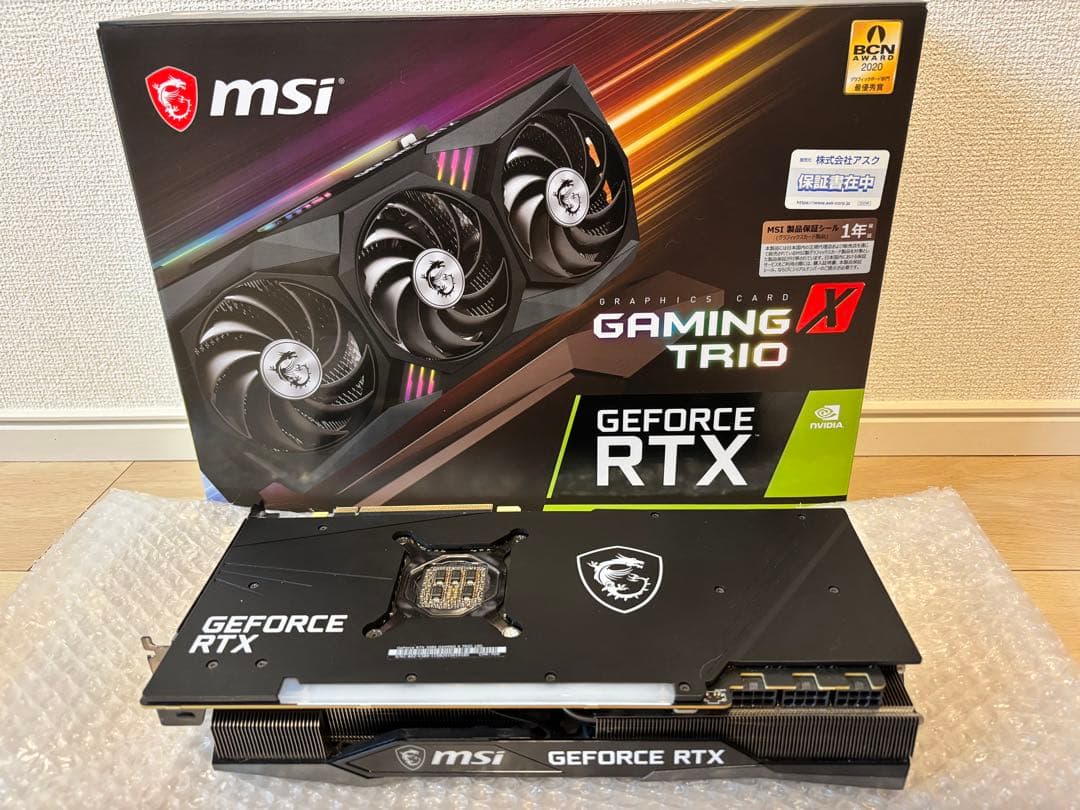 グラフィックボード・グラボ・ビデオカード msi GEFORCE RTX 3080 GAMINIG TRIO X