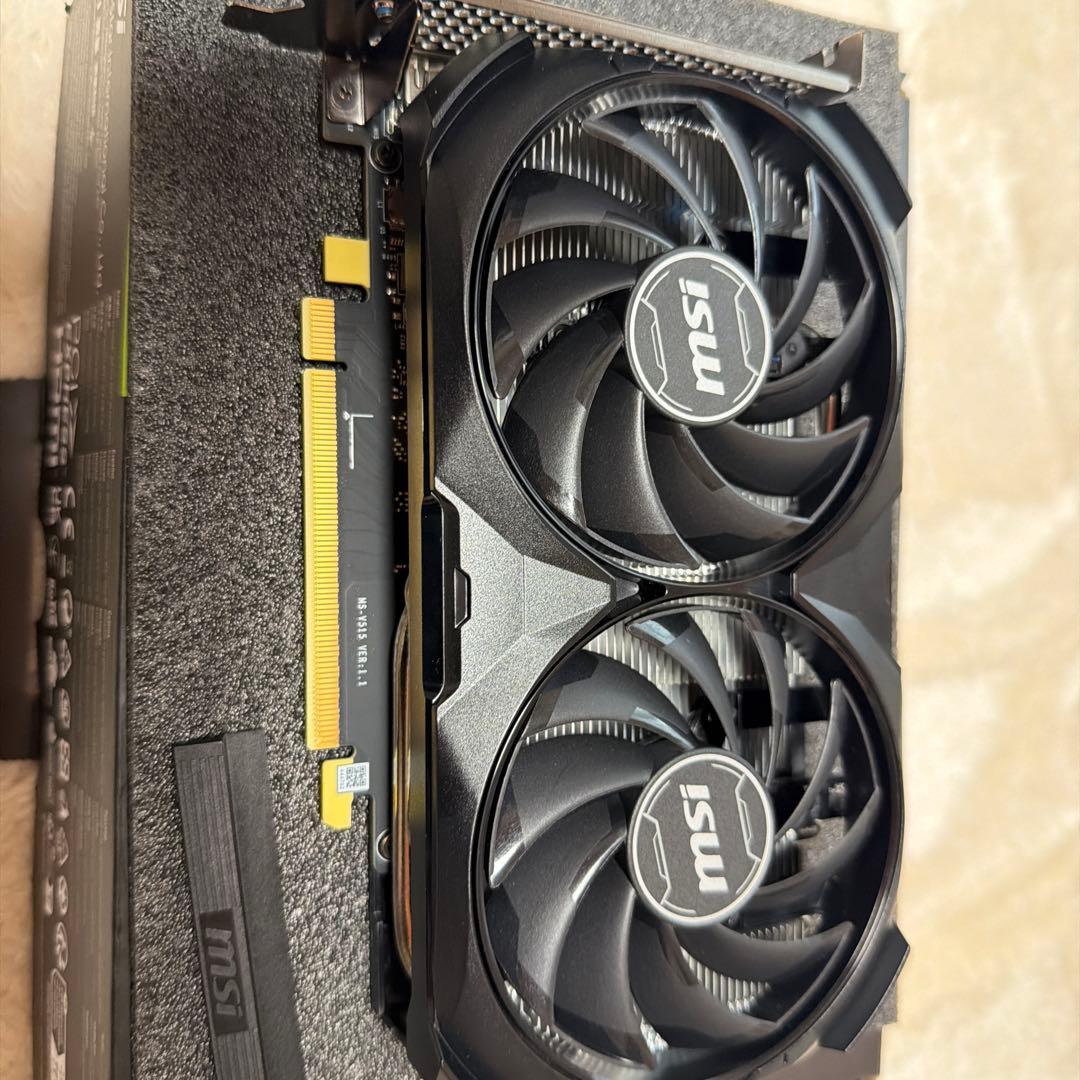 グラフィックボード・グラボ・ビデオカード MSI GeForce RTX 4060 Ti Ventus 2X Black