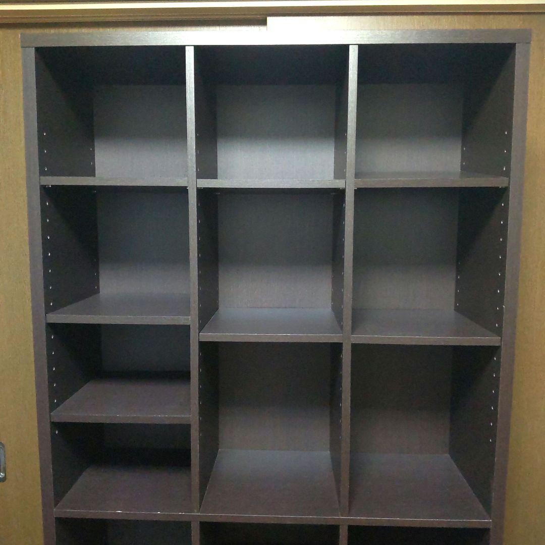 ニトリ 本棚 ブラウン 完成品 移動棚あり 高さ180cm