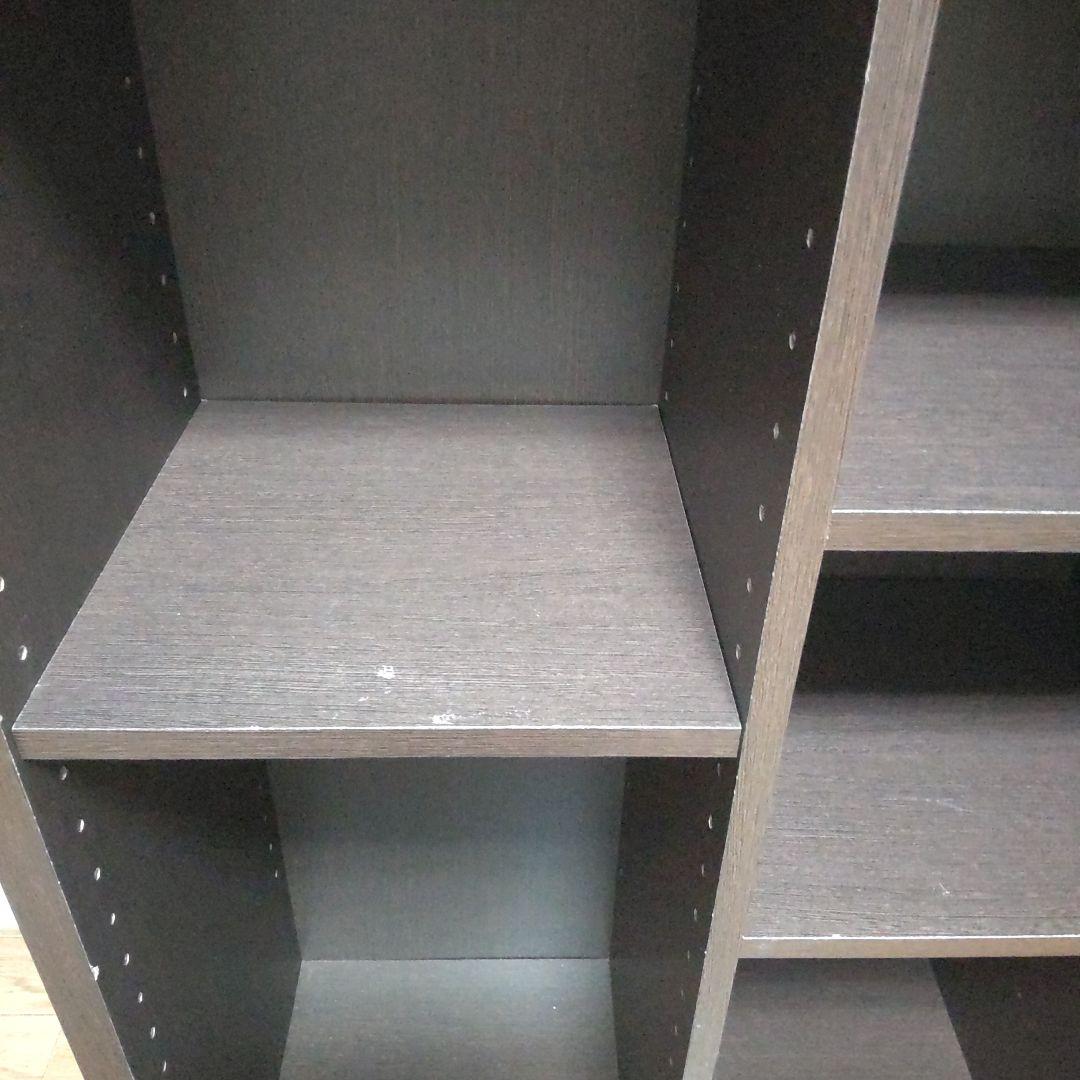 ニトリ 本棚 ブラウン 完成品 移動棚あり 高さ180cm