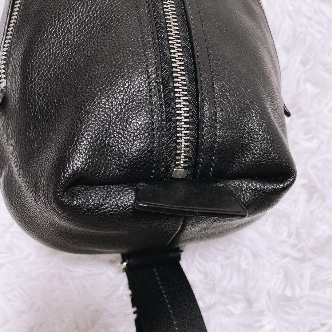 ☆tomo☆ 良品 COACH トンプソン ショルダーバッグレザー 黒