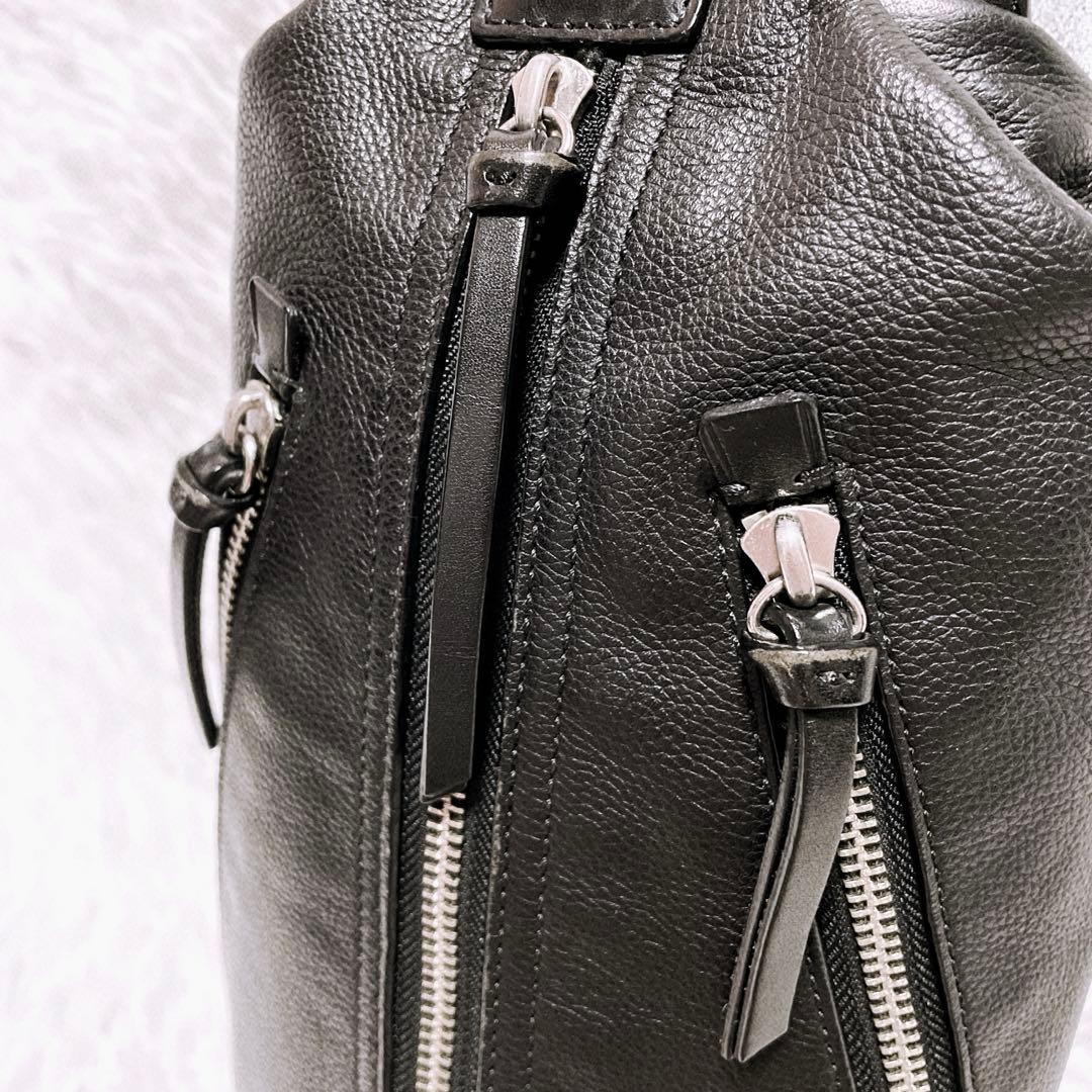 ☆tomo☆ 良品 COACH トンプソン ショルダーバッグレザー 黒