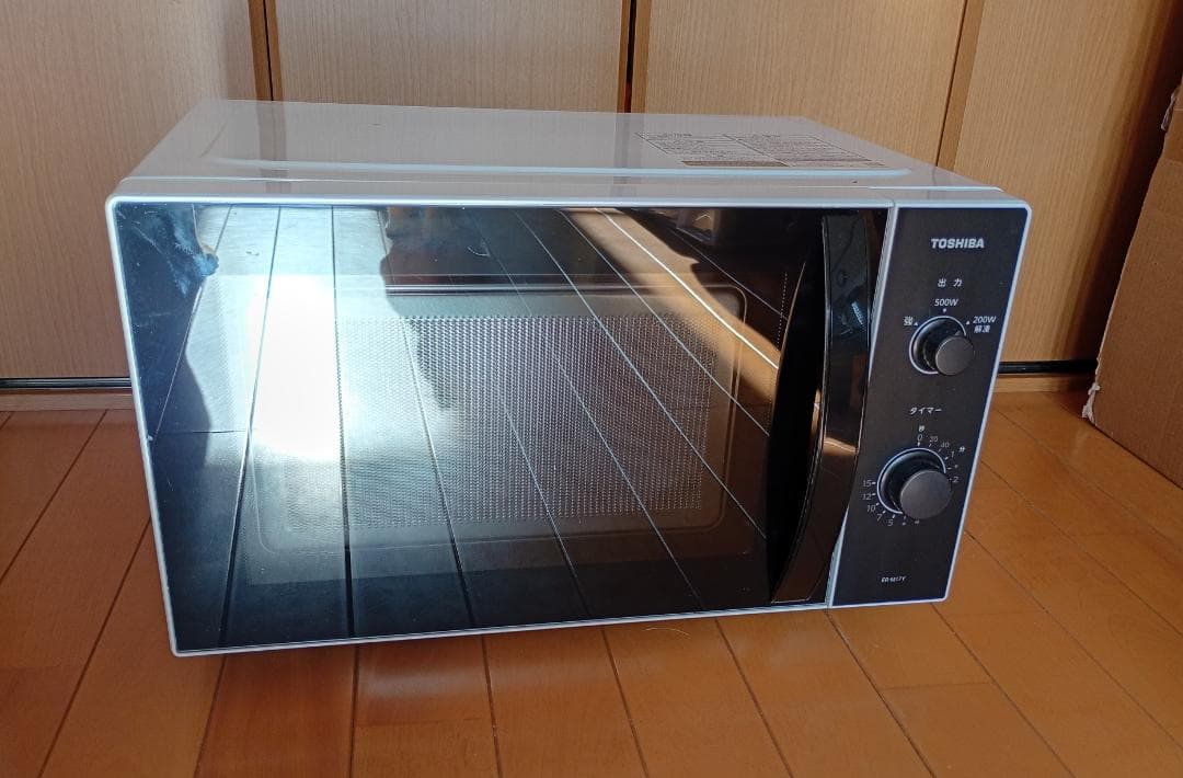 東芝TOSHIBA単機能電子レンジ ER-M17YW 2024年製 説明書付
