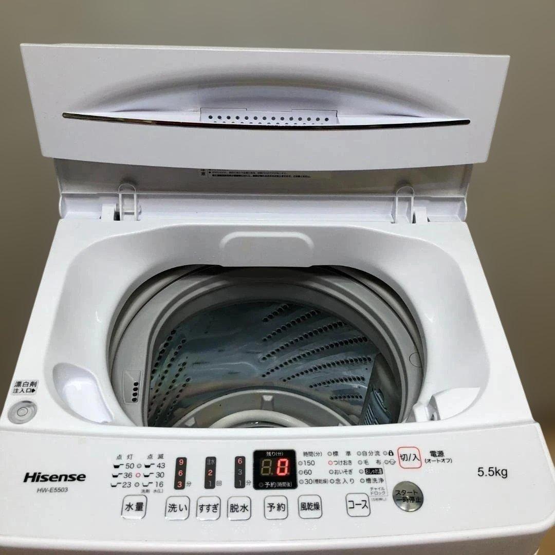ハイセンス HW-E5503 全自動　2021年製 5.5kg 75082-1-