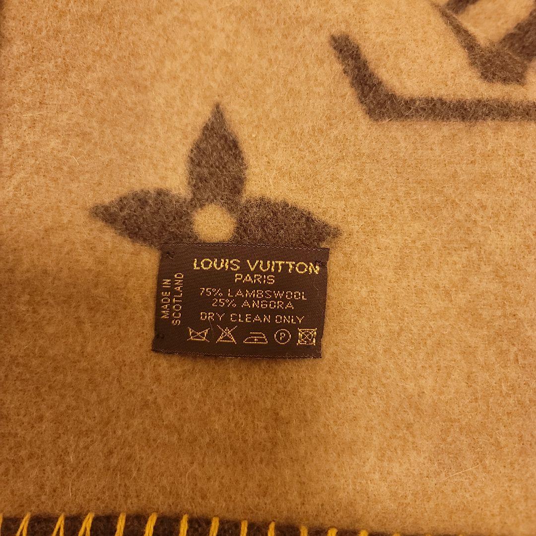LOUIS VUITTON ブラウン ブランケット 大判　極美品