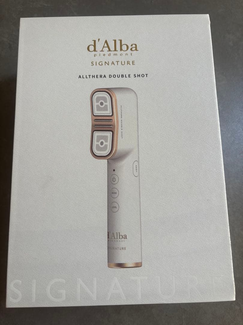 【新品未使用】ダルバ シグネチャーオールセラダブルショット 美顔器