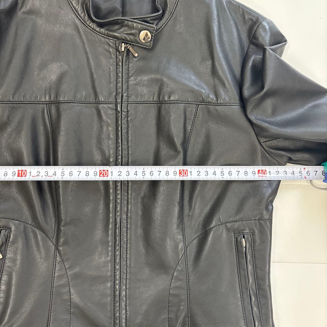 himiさま専用⭐︎アナイANAYI ラムレザーシングルライダースジャケット　36