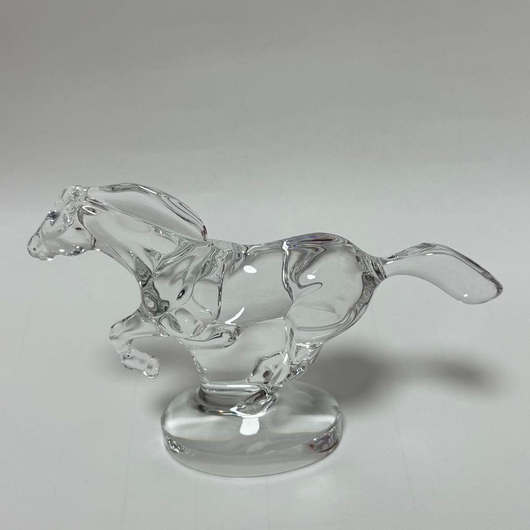 Baccarat クリスタル 馬の置物 箱付き