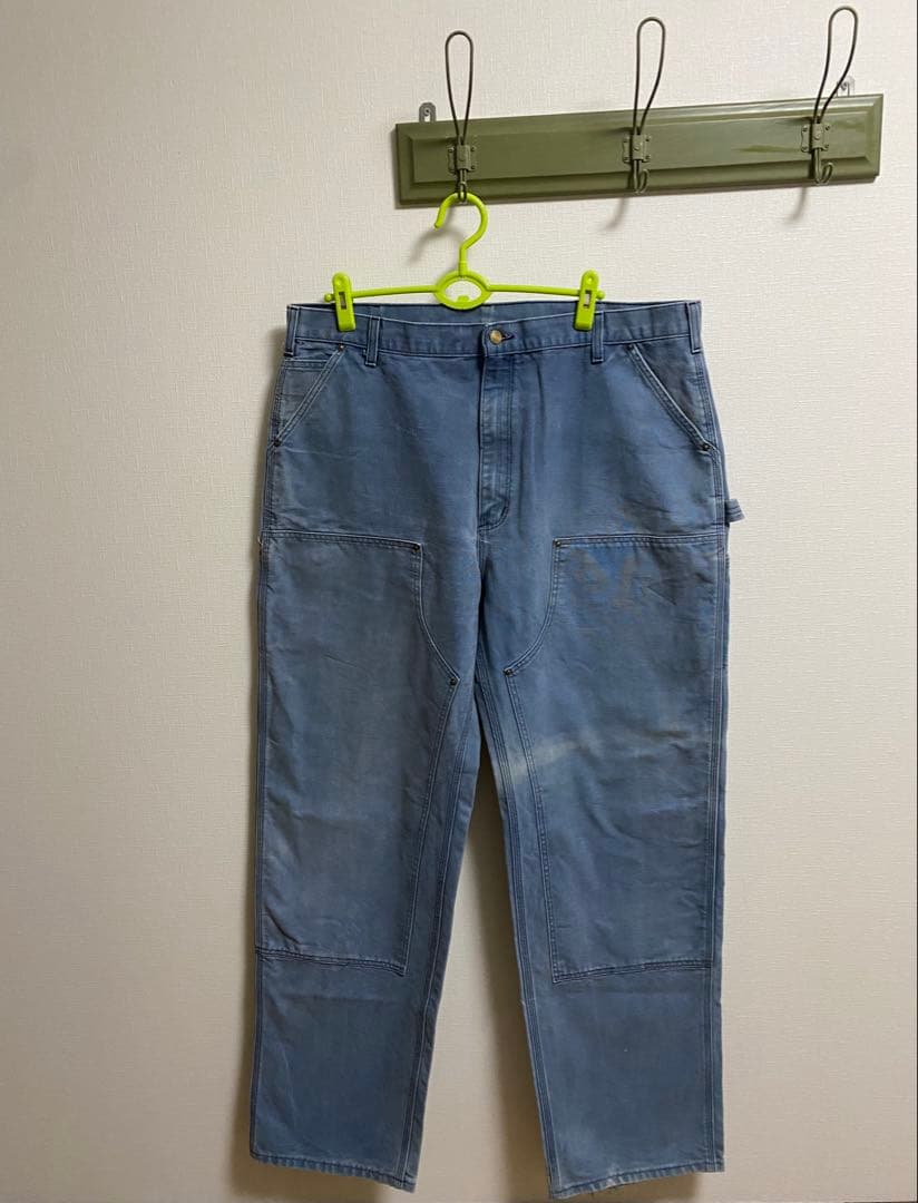 90s USA製 希少カラー　カーハート Carhartt ダブルニー ワーク