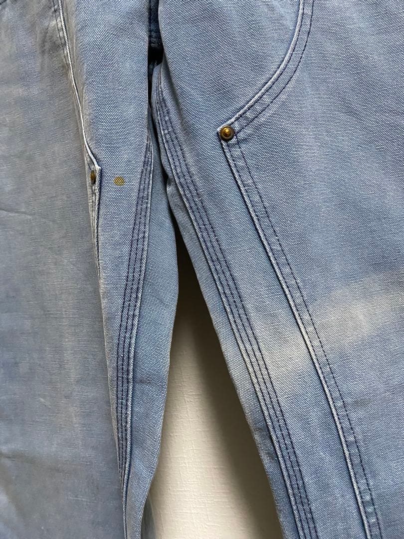 90s USA製 希少カラー　カーハート Carhartt ダブルニー ワーク