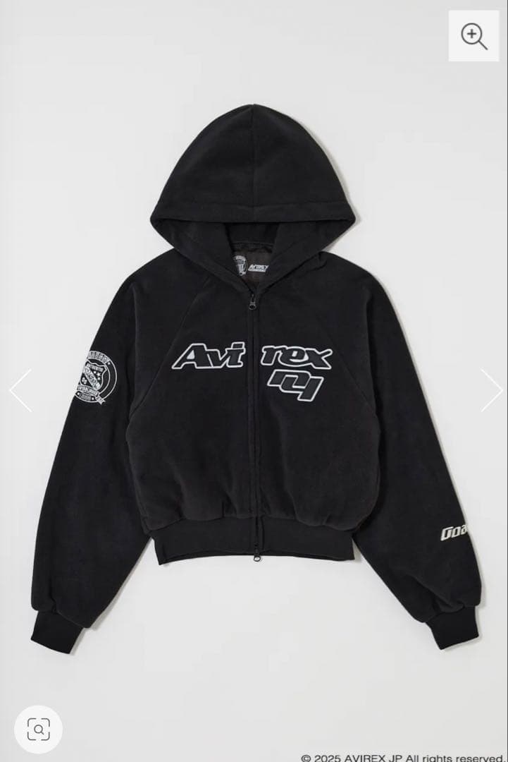 MOUSSY AVIREX FLEECE フーディー※値下げ不可