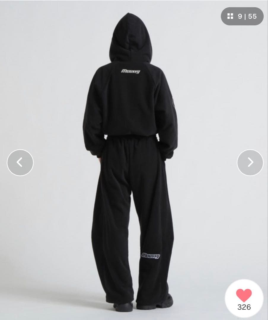 MOUSSY AVIREX FLEECE フーディー※値下げ不可