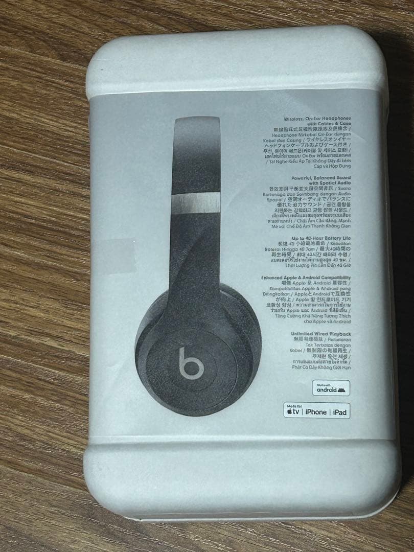 Beats Solo 4 ブラック ワイヤレスヘッドホン