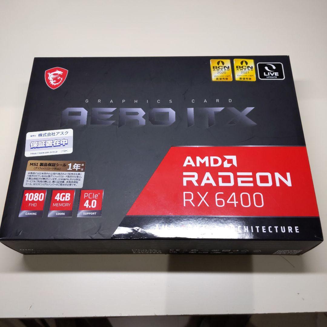 MSI AMD Radeon RX 6400 4GB グラフィックボード