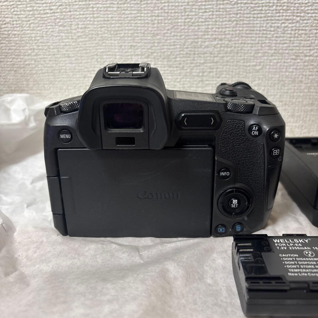 【10/11まで出品】Canon EOS Rミラーレスカメラ 本体バッテリー3個