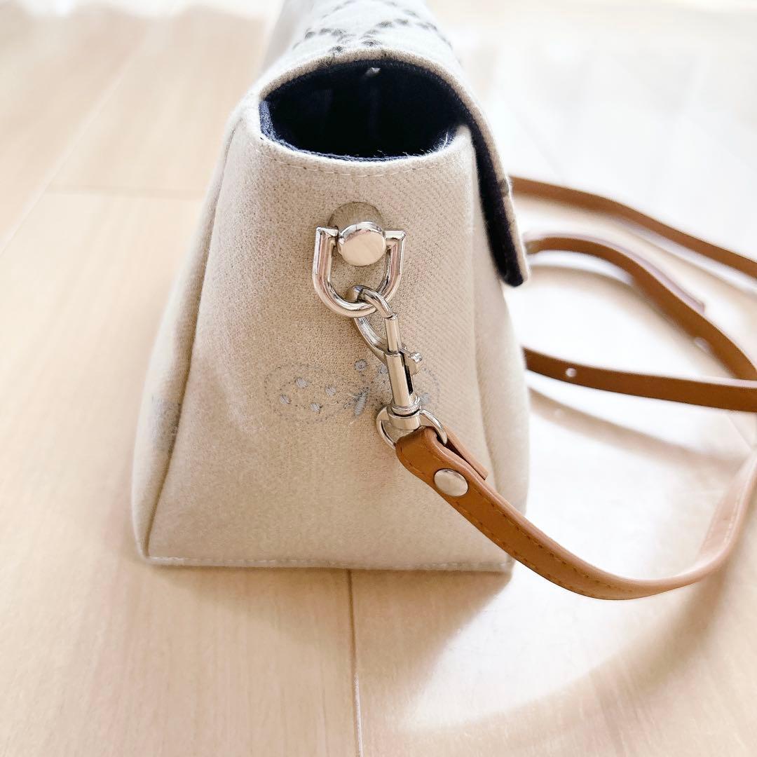 4482*ミナペルホネン☆ハンドメイド☆タンバリン ちょうちょbag