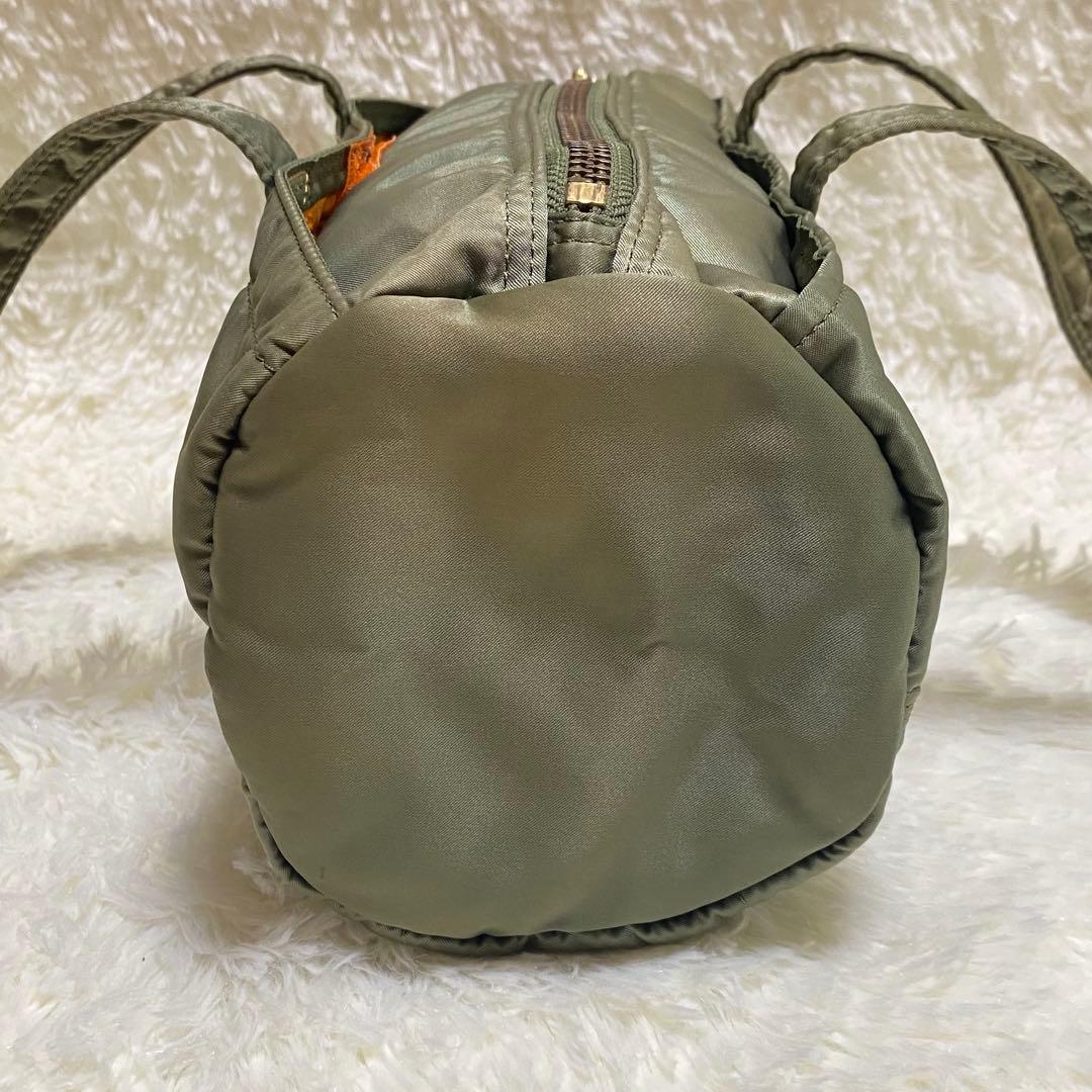 ✨美品✨PORTER タンカー ミニボストンバッグ セージグリーン S