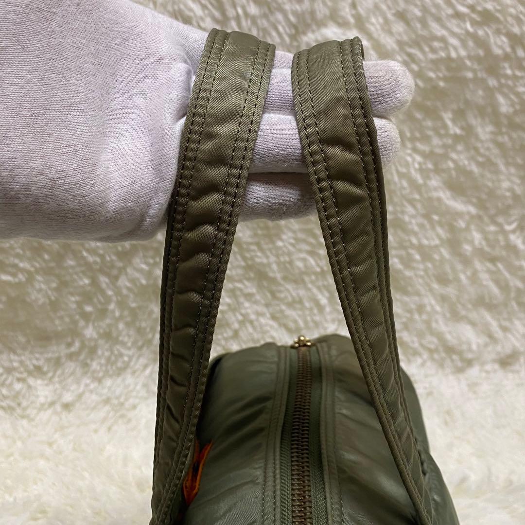 ✨美品✨PORTER タンカー ミニボストンバッグ セージグリーン S