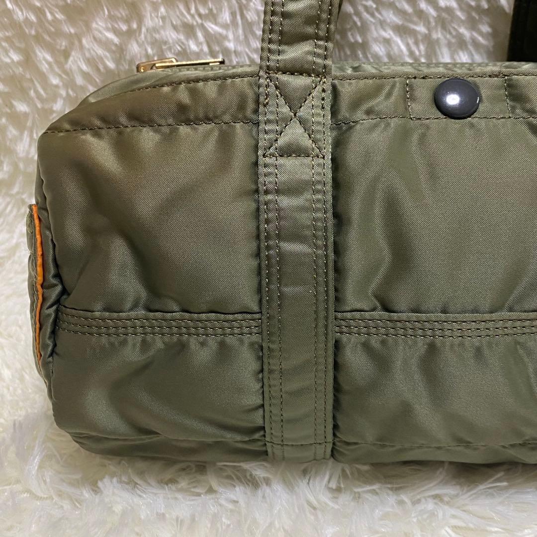 ✨美品✨PORTER タンカー ミニボストンバッグ セージグリーン S