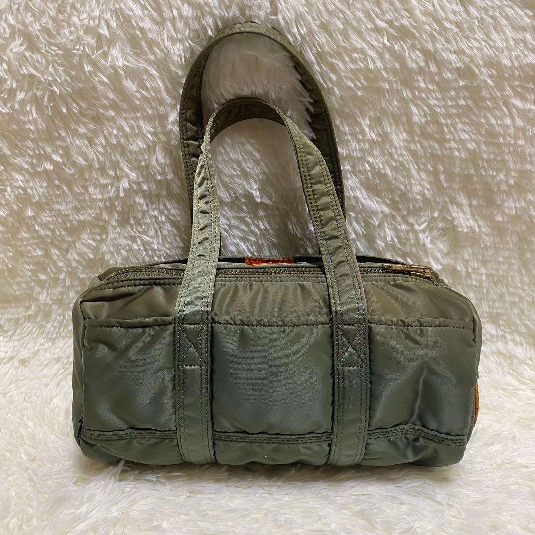 ✨美品✨PORTER タンカー ミニボストンバッグ セージグリーン S